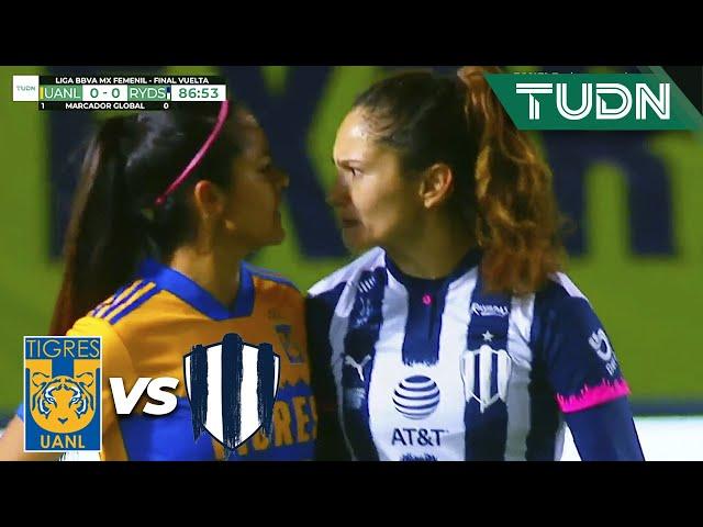 ¡BRONCA! ¡El partido está calientito! | Tigres 0-0 Rayadas | Guard1anes 2020 Liga Mx femenil | TUDN