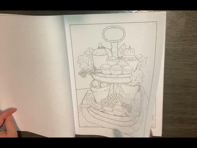 Country Collection 100 pages by Coloring Book Cafe flip through