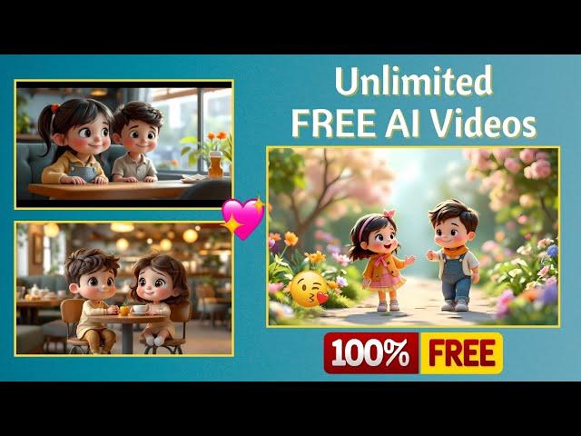The Best FREE Unlimited AI Video Generator
