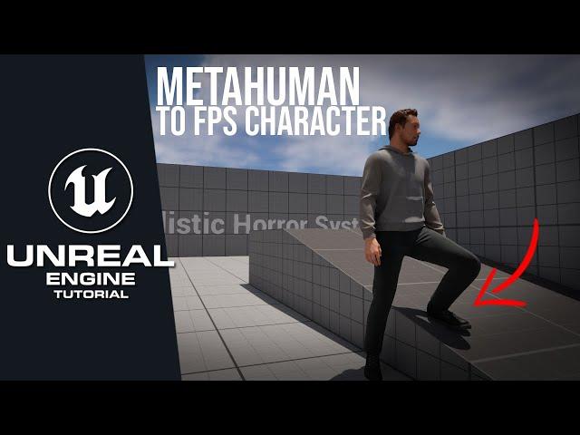 How to use a Metahuman as a Realistic First Person Character (Fixed Foot IK) in Unreal Engine 5