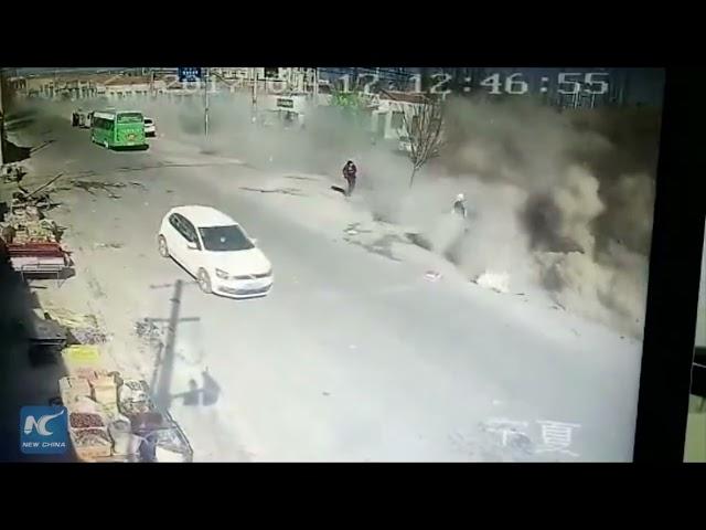 Gyan gaming car accident video. right leg lost #gyangaming #pray . Car accident video CCTV footage