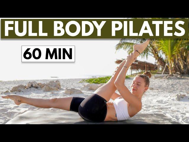 60 MIN FULL BODY PILATES SUNRISE WORKOUT | Full Length Intermediate Pilates Workout | No Equipment