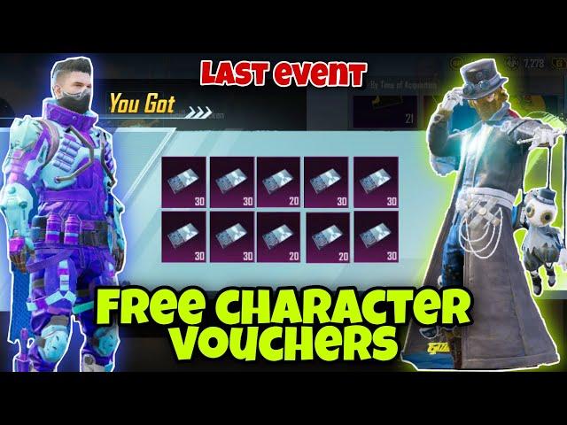 FREE CHARACTER VOUCHERS LAST EVENT 