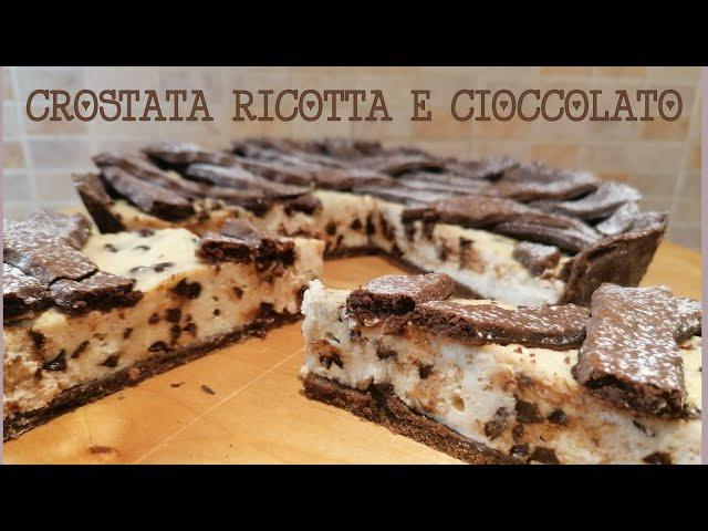 CROSTATA RICOTTA E CIOCCOLATO, SHOW COOKING in cucina tu e Valentina