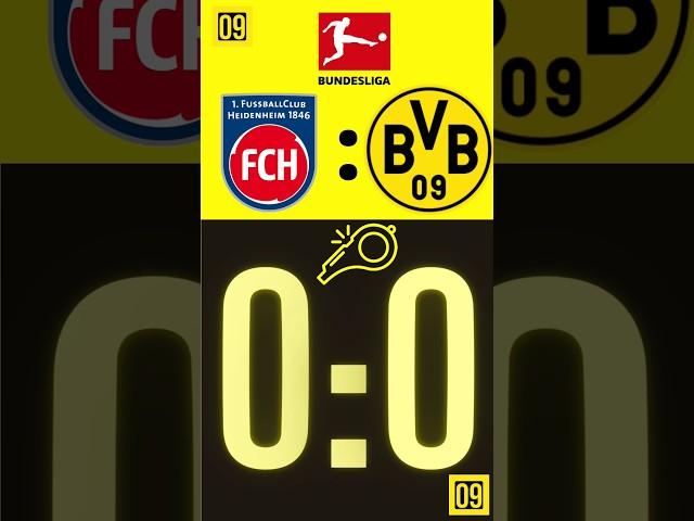 🫣Remis gegen 1. FC Heidenheim #bvb #bvb09 #borussiadortmund #fcheidenheim #bvbfans #echteliebe