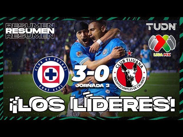 HIGHLIGHTS - Cruz Azul 3-0 Tijuana | Liga Mx -AP2024 - J3 | TUDN