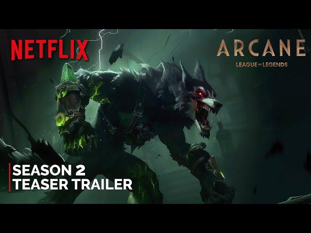 Arcane - Season 2 | Teaser Trailer | NETFLIX (4K) | League of Legends (2025)