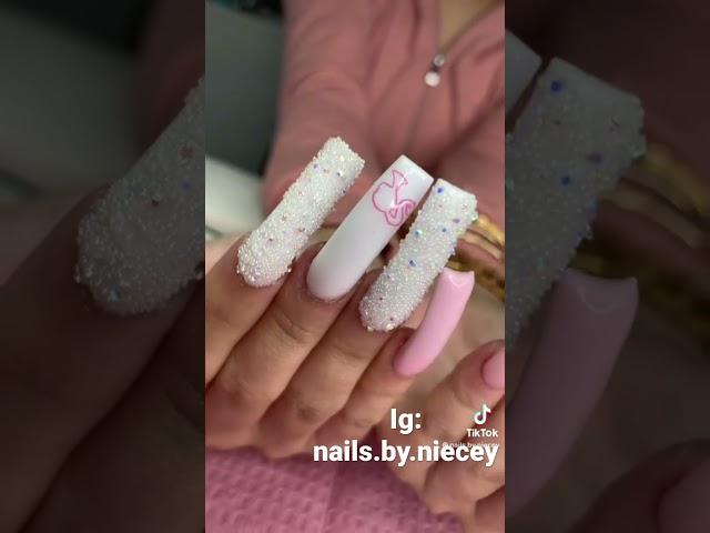 Cute Barbie nails