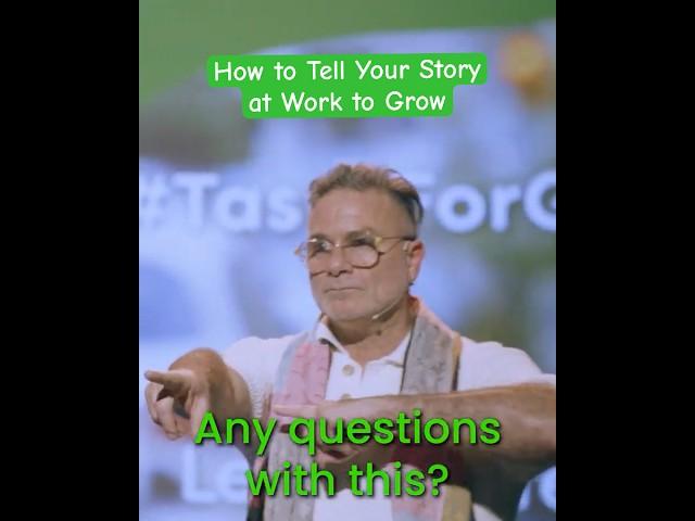 How to share your #story at work to #grow your #career