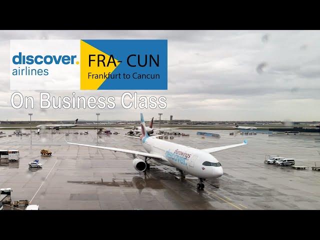 DISCOVER Airlines Business Class from Frankfurt to Cancun