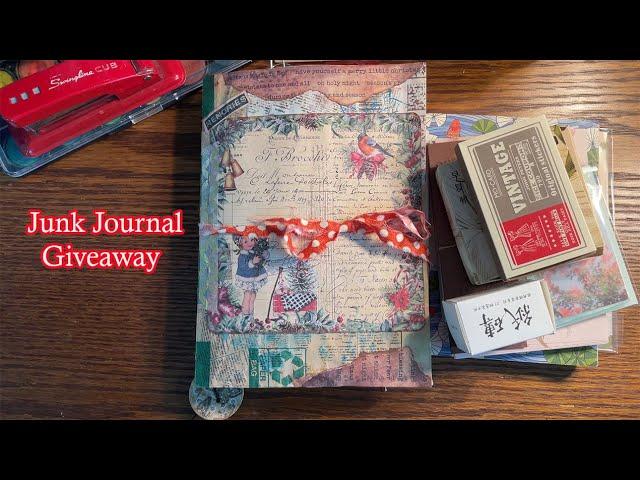 Junk Journal Giveaway & Christmas in July with Kokorosa Studio #kokorosastudio #giveaway