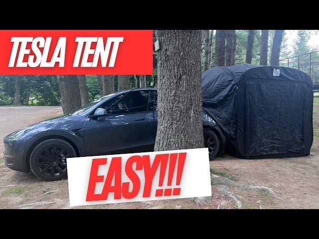 Tesloid Tesla Tent | Tesla Camping #teslacamping