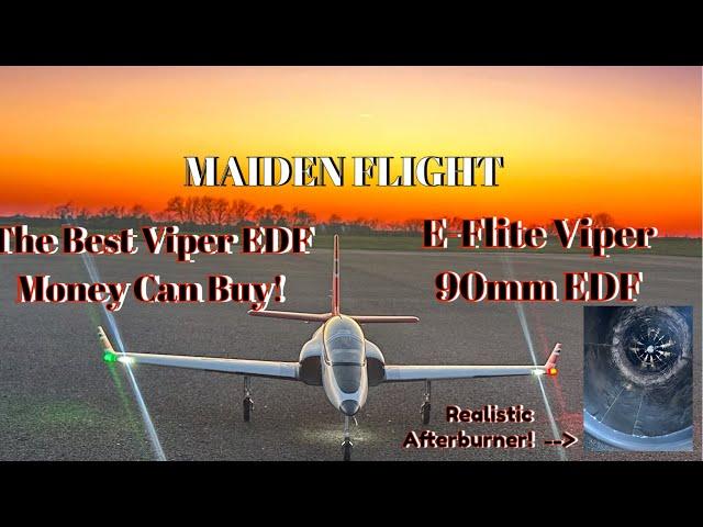 *Maiden Flight* - E-Flite Viper 90mm EDF Jet - The Best Foam Jet?