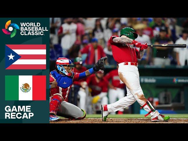 Puerto Rico vs Mexico Game Highlights | 2023 World Baseball Classic