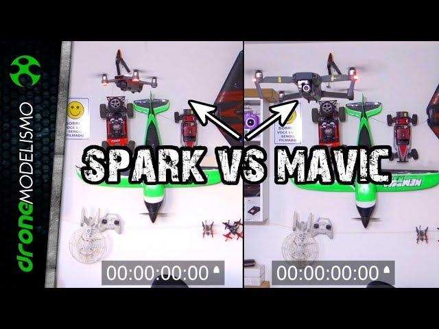 Comparativo DJI SPARK vs DJI MAVIC - Tempo de VÔO e estabilidade INDOOR