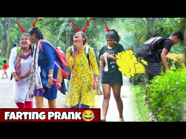 BEST FARTING PRANK ON CUTE GIRLS | FUNNY REACTION  | Mithun Chaudhary