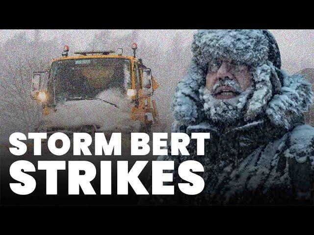 Storm Bert: UK hit by ‘triple whammy’ in hazardous event