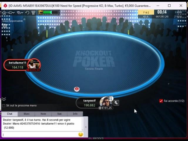 NEED FOR SPEED WINNER summer 2023 pokerstars MTT KO amazing final table heads up