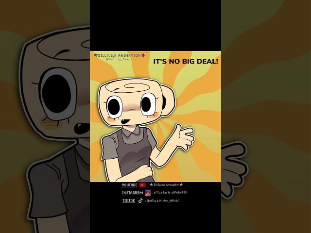 It's no big deal! I'm not hurt! [ Ft. Shelly ] #dandysworld #animation #trend #fyp #shelly #tween