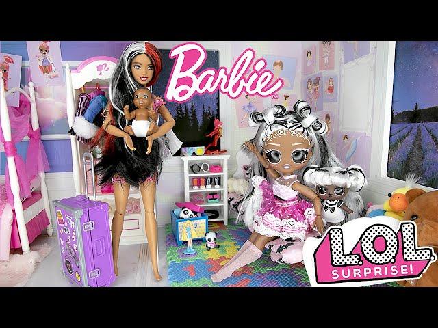 OMG Family Night Doll Story / OMG Doll Bedtime Video - OMG Family Vacation Travel Movie