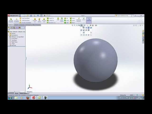 SOLIDWORKS TUTORIAL: Learn how to make a ball / sphere in SolidWorks (parts included)