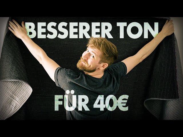 Wie jeder Drehort besser klingt | Sound Blanket Test [Deutsch]