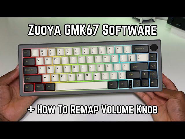 How to Download Zuoya GMK67 Software + Change Remap Zuoya GMK67 Volume Knob Mute Button #keyboard