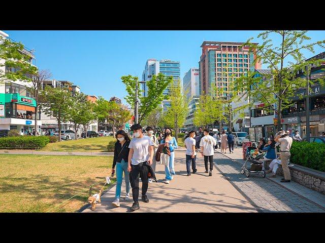 [4K HDR] Back to Normal Life Hongdae and Yeonnam-dong Cafe Street in Seoul Tour Korea Ambience