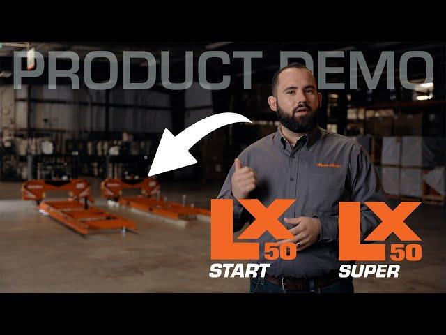 Portable Sawmill Demo - LX50START & LX50SUPER | Wood-Mizer