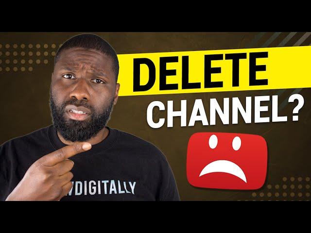 How to hide or delete your YouTube channel 2023 | Desktop or Mobile