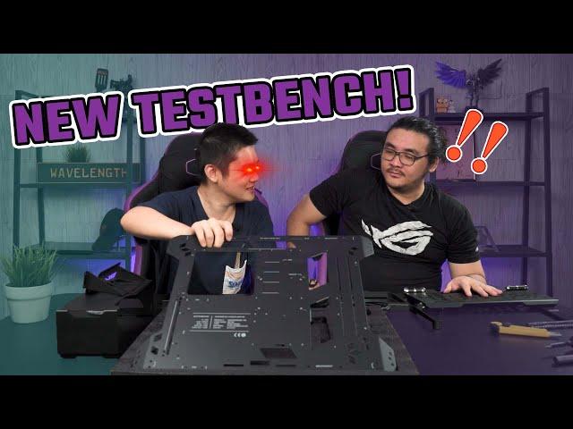 UPGRADING our test bench! Cooler Master MasterFrame 700 build process!