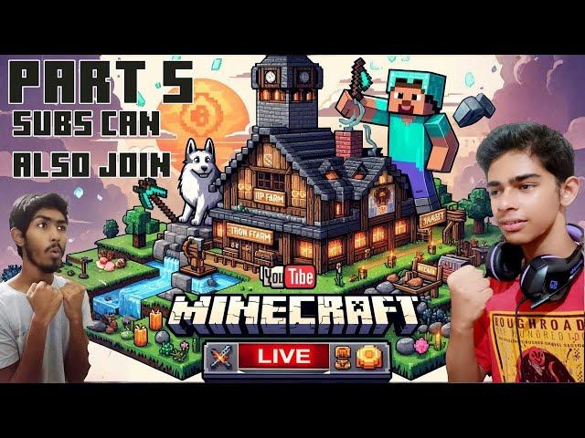 Minecraft live in the part 5 you can also play (Java edition)