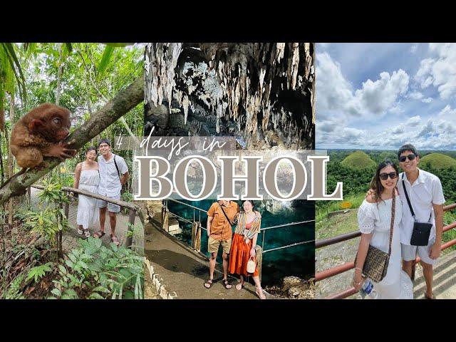 Bohol trip  | 4 days itinerary in Bohol (Countryside + Island + Panglao tour)