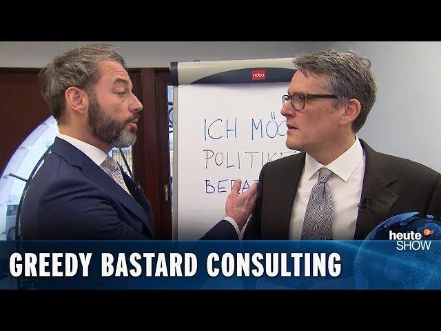 Ralf Kabelka berät jetzt Ministerien. Gehaltswunsch: 12.000 Euro am Tag. | heute-show vom 08.02.2019