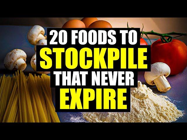 20 Inexpensive & Healthy Pantry Items that NEVER Expire [for at least 10 years]