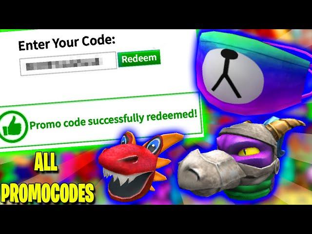 TODOS LOS PROMOCODES *GRATIS* DE ROBLOX! (ACTUALIZADO AGOSTO 2020)  ROBLOX 2020