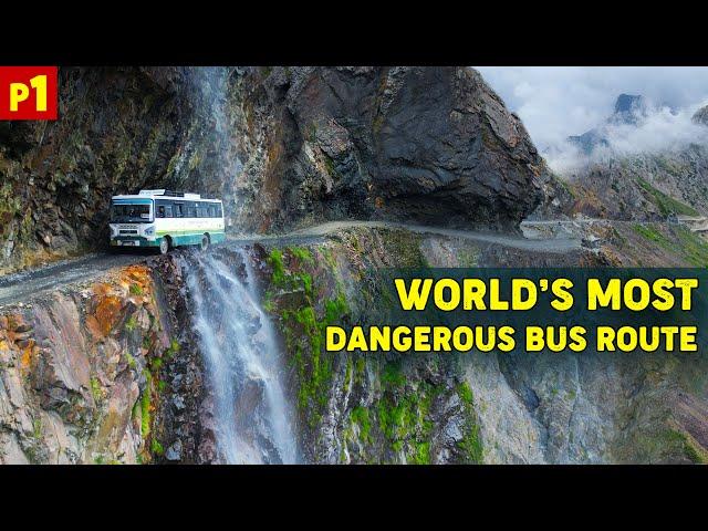 CHAMBA TO KILLAR - HRTC bus ride on world’s most dangerous route | Life in Pangi Valley P-1 | Himbus