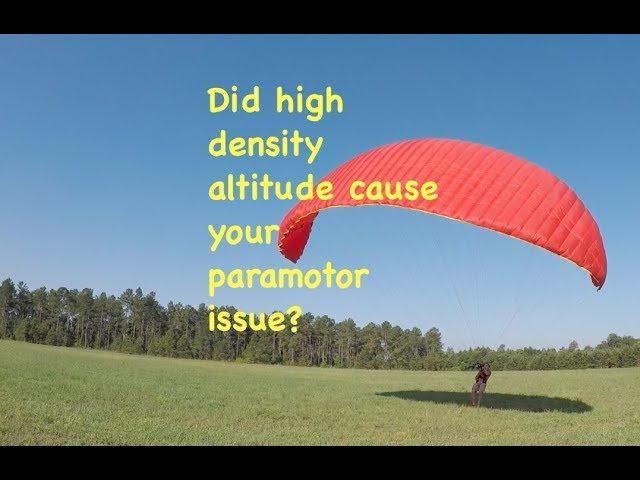 Paramotor Density Altitude