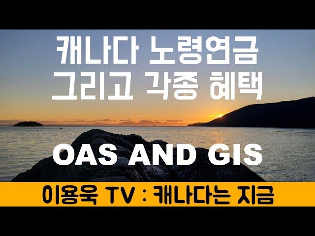 [이용욱 TV : 캐나다는 지금] 23. 캐나다 노령연금과 기타 혜택. OAS AND GIS