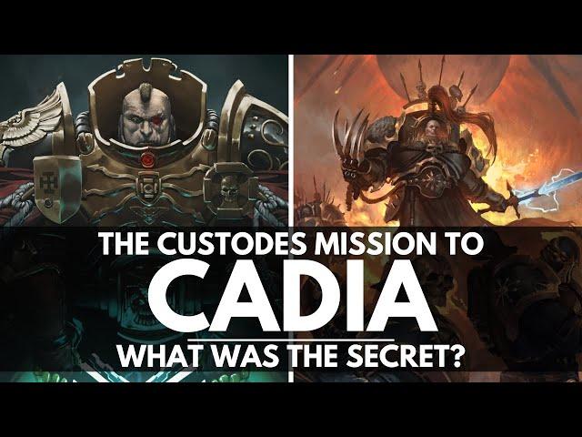 THE CUSTODES SECRET MISSION TO CADIA! WHAT WERE THEY AFTER?