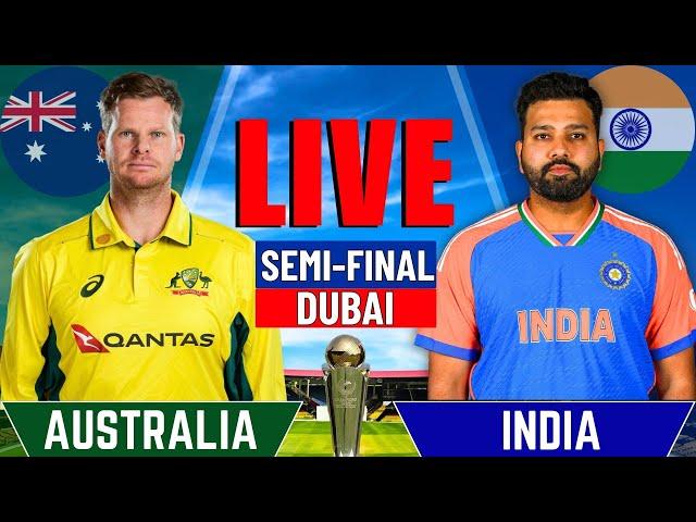 INDIA vs AUSTRALIA, Semi Final Live Score | Champions Cricket Trophy | IND VS AUS, | LAST 10 Over