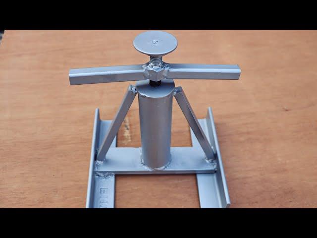 HOW TO MAKE A MINI 5 TON CAR JACK!! WONDERFULL HOMEMADE MINI JACK!!