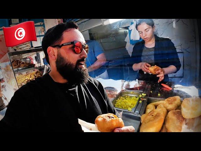 STREET FOOD HEAVEN in Sousse, Tunisia  (Tunisian Fricassee )