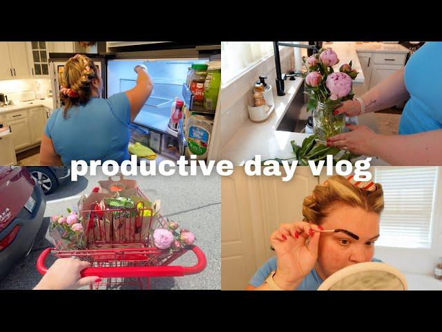 PRODUCTIVE VLOG: Cleaning, Dog Bath, Grocery Shopping, and More!