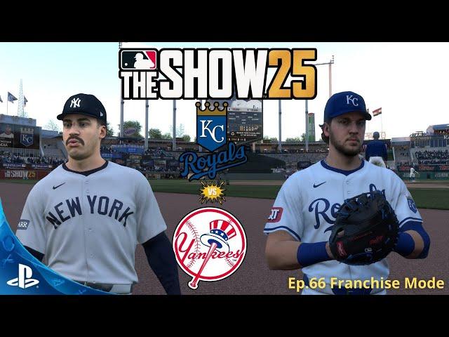 Yankees vs. Royals - MLB The Show 25 Franchise Mode PS5 Gameplay | Ep. 66