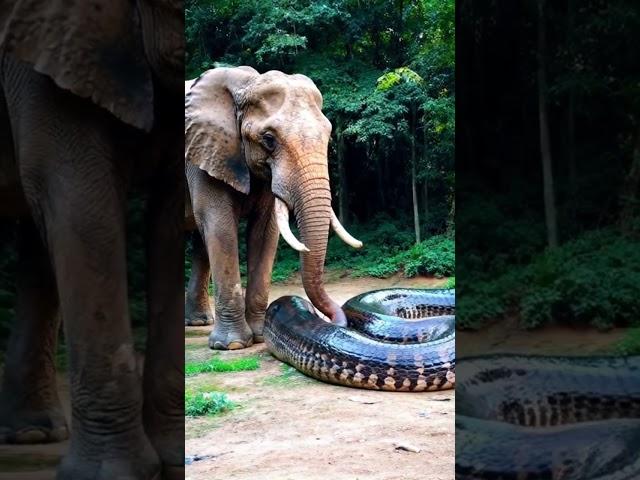 Anaconda vs Elephant: Epic Jungle Showdown