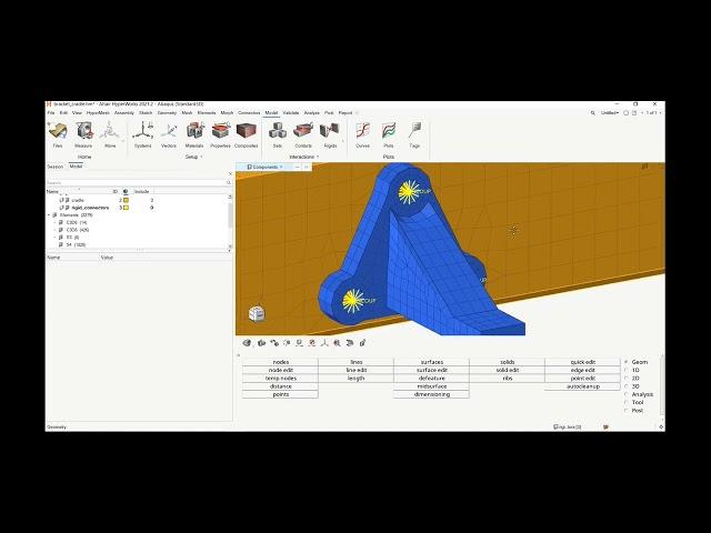 HyperWorks 2021: Analysis Setup