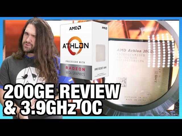 AMD Athlon 200GE Review & 3.9GHz Overclocking | Budget Gaming CPU