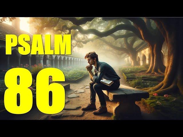 Psalm 86 Reading: A Prayer of David (With words - KJV)