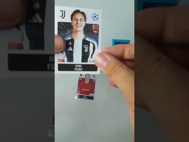 Topps champions league sticker pack opening #subscribe #topps #shorts #shortfeed #championsleague